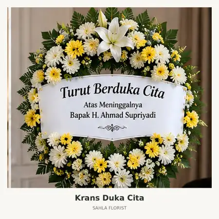 Krans Bunga Duka Kota Lama Semarang
